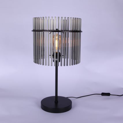 Globo - Lampa stołowa 1xE27/60W/230V śr. 30 cm czarna