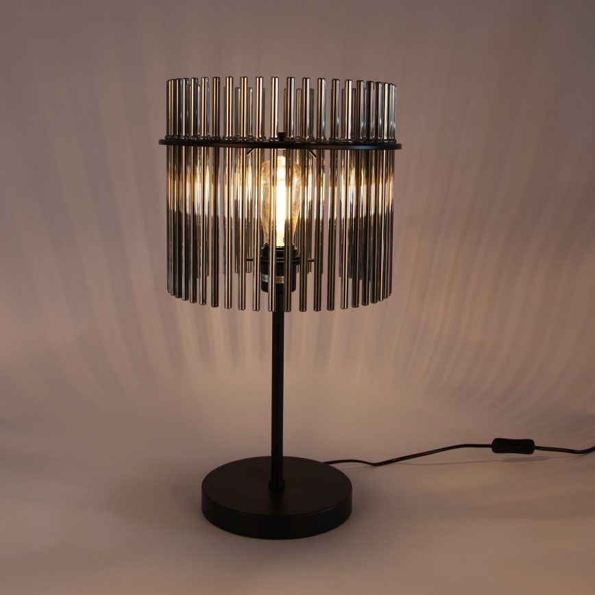 Globo - Lampa stołowa 1xE27/60W/230V śr. 30 cm czarna