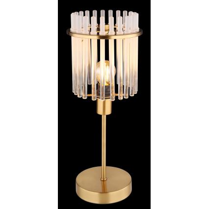 Globo - Lampa stołowa 1xE14/40W/230V śr. 15 cm złota