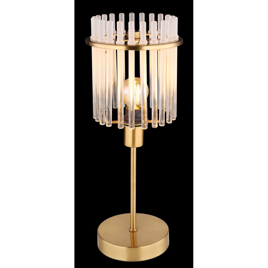 Globo - Lampa stołowa 1xE14/40W/230V śr. 15 cm złota