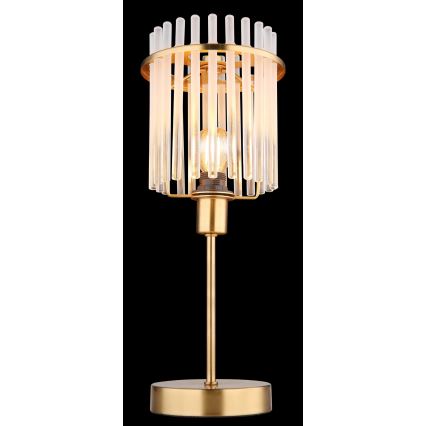 Globo - Lampa stołowa 1xE14/40W/230V śr. 15 cm złota