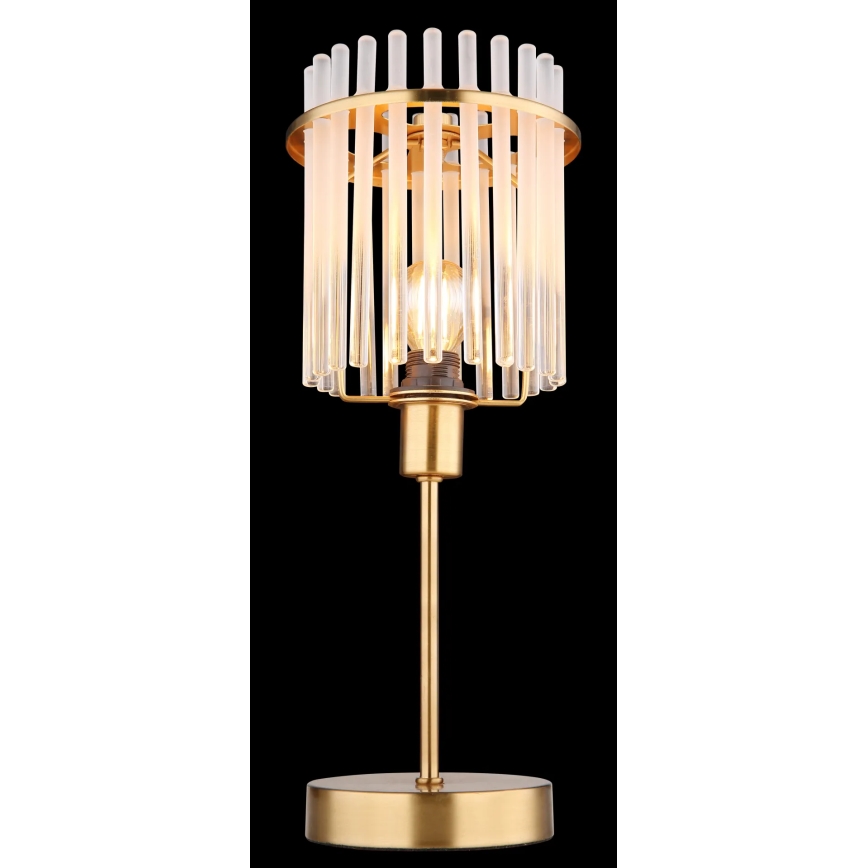 Globo - Lampa stołowa 1xE14/40W/230V śr. 15 cm złota
