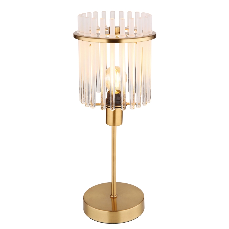 Globo - Lampa stołowa 1xE14/40W/230V śr. 15 cm złota