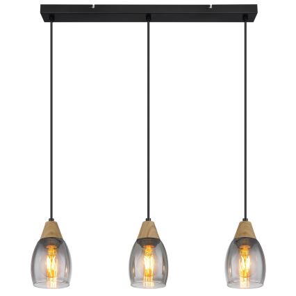 Globo - Żyrandol na lince 3xE27/15W/230V