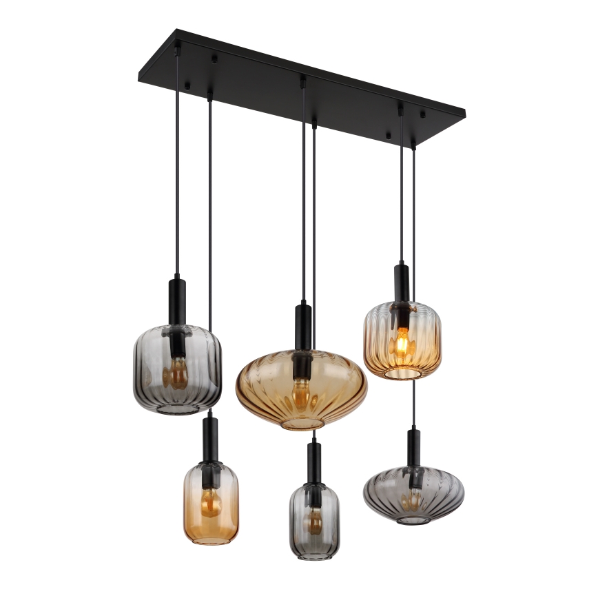 Globo - Żyrandol na lince 6xE27/60W/230V