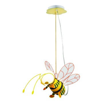 Globo 15725LMDS - LED Żyrandol dziecięcy na lince KITA 1xE27/7W/230V