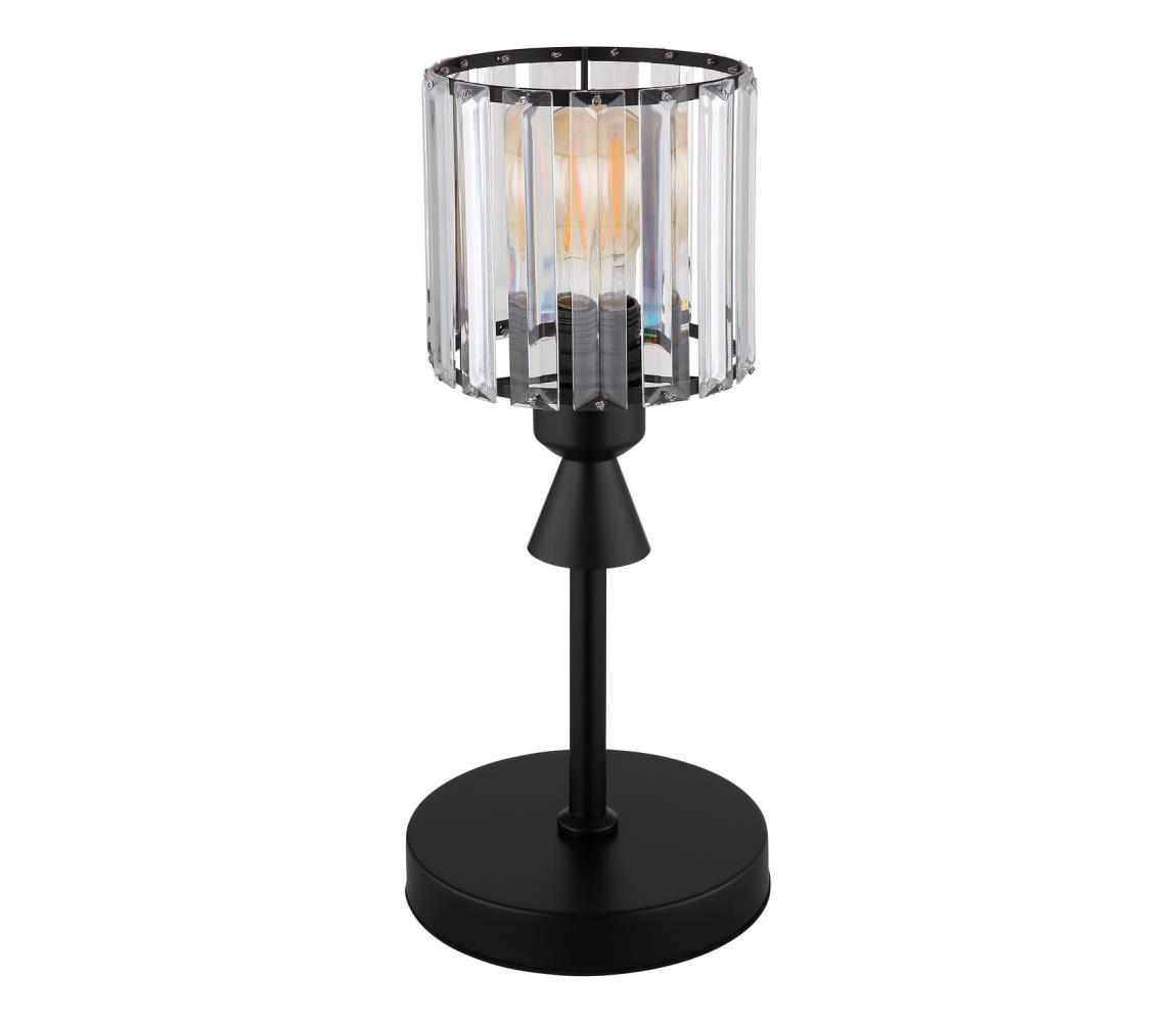 Globo 15742T - Lampa stołowa JORDANA 1xE27/60W/230V śr. 15 cm czarna