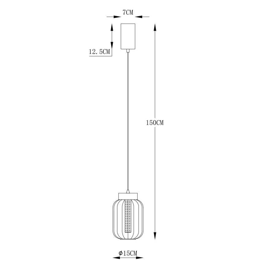 Globo - LED Żyrandol na lince LED/8W/230V