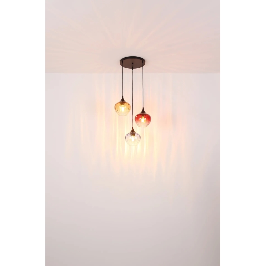 Globo - Żyrandol na lince 3xE27/60W/230V