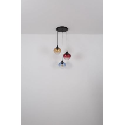 Globo - Żyrandol na lince 3xE27/60W/230V