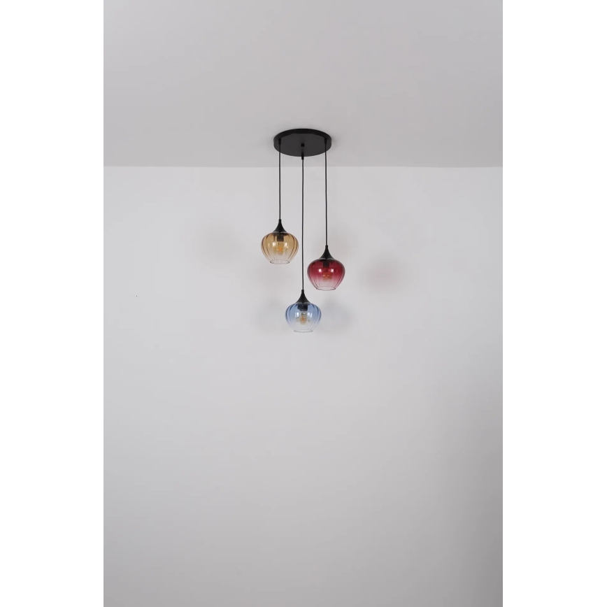 Globo - Żyrandol na lince 3xE27/60W/230V