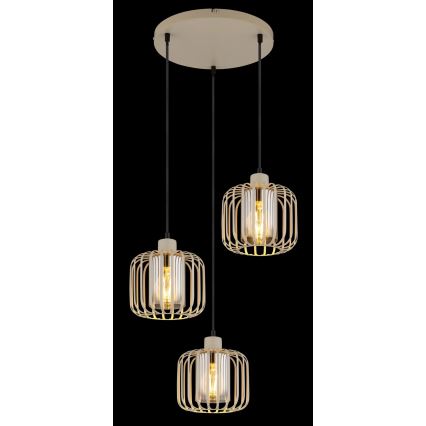 Globo - Żyrandol na lince 3xE27/40W/230V