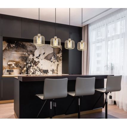 Globo - Żyrandol na linkach 4xE27/40W/230V