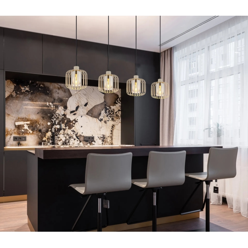 Globo - Żyrandol na linkach 4xE27/40W/230V