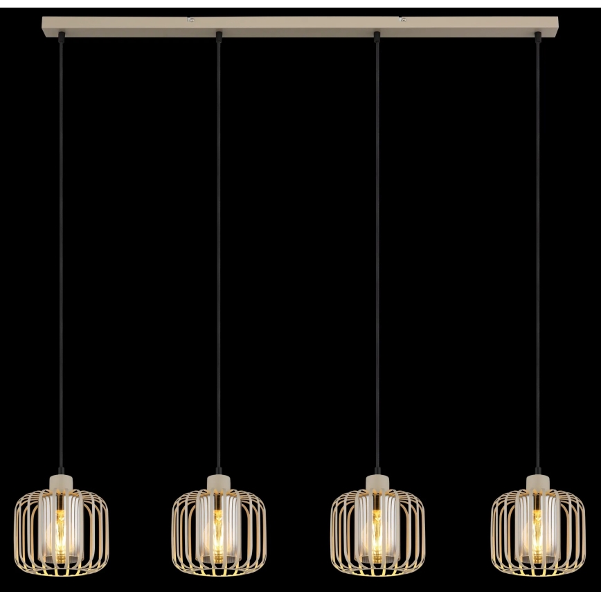 Globo - Żyrandol na linkach 4xE27/40W/230V