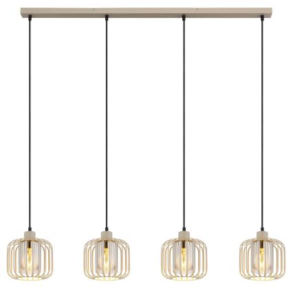 Globo - Żyrandol na linkach 4xE27/40W/230V