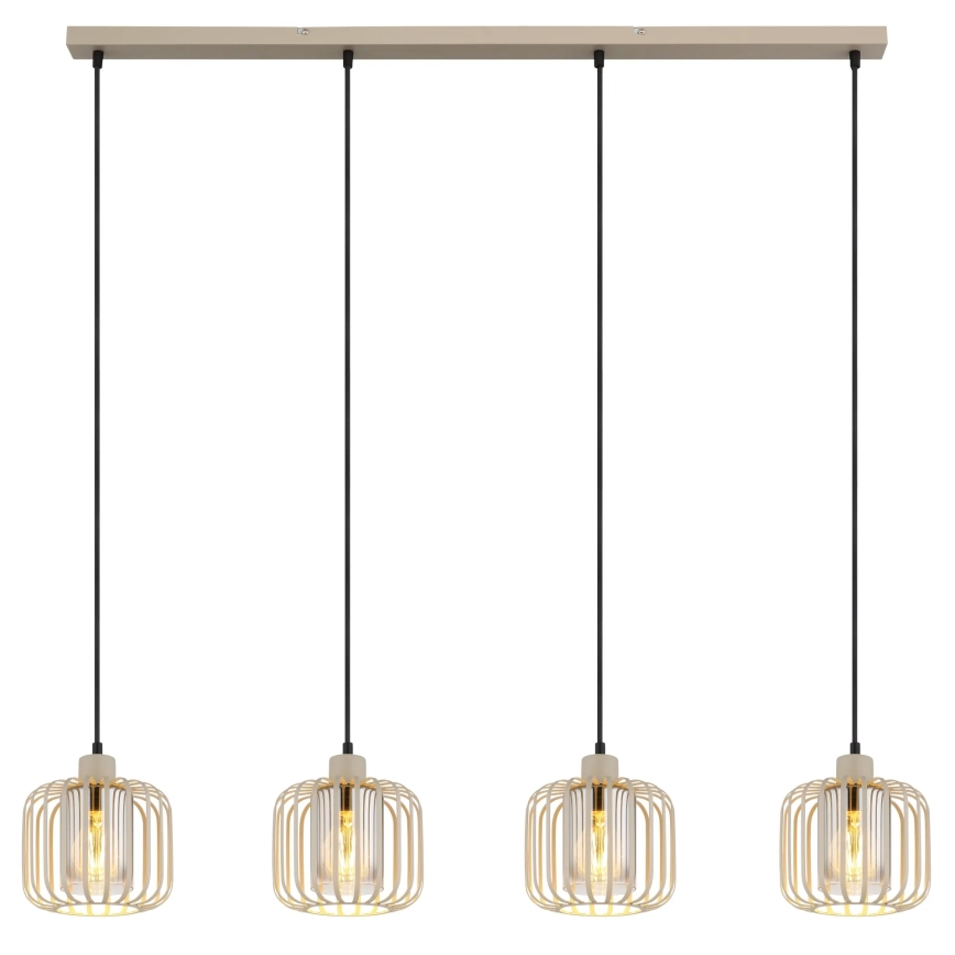 Globo - Żyrandol na linkach 4xE27/40W/230V