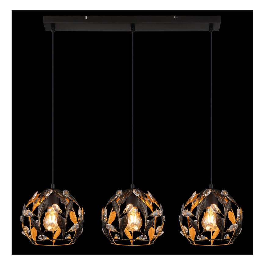 Globo - Żyrandol na lince 3xE27/40W/230V