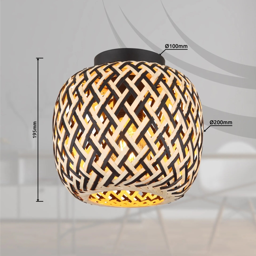 Globo 15766D - Plafon COLLY 1xE27/15W/230V