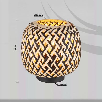 Globo 15766T - Lampa stołowa COLLY 1xE27/15W/230V