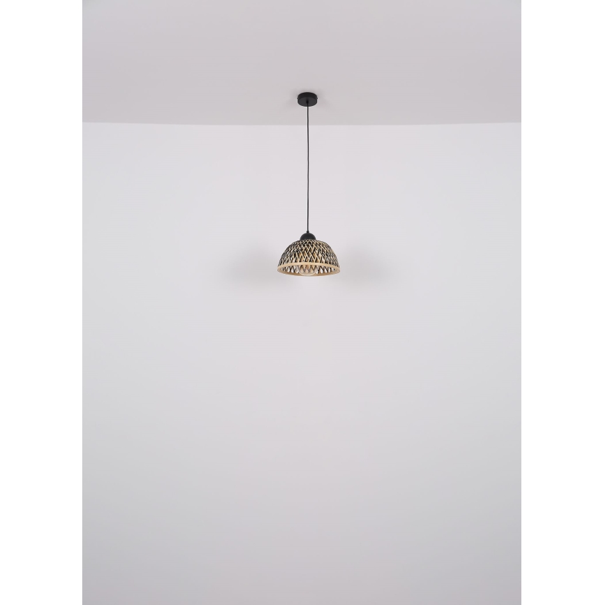 Globo - Żyrandol na lince 1xE27/15W/230V bambus