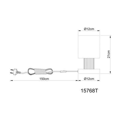 Globo - Lampa stołowa 1xE27/25W/230V