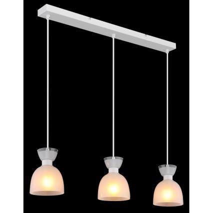 Globo - Żyrandol na lince 3xE14/40W/230V biały