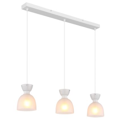Globo - Żyrandol na lince 3xE14/40W/230V biały