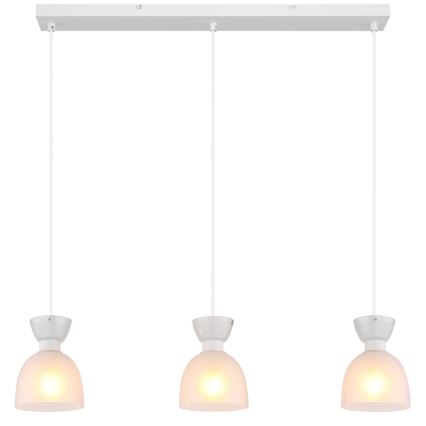 Globo - Żyrandol na lince 3xE14/40W/230V biały