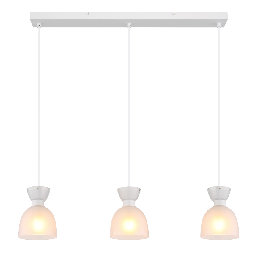 Globo - Żyrandol na lince 3xE14/40W/230V biały