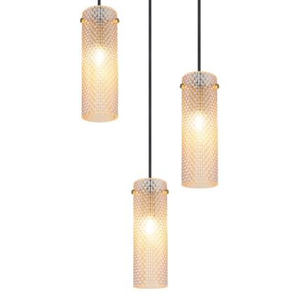 Globo - Żyrandol na lince 3xE14/40W/230V złoty