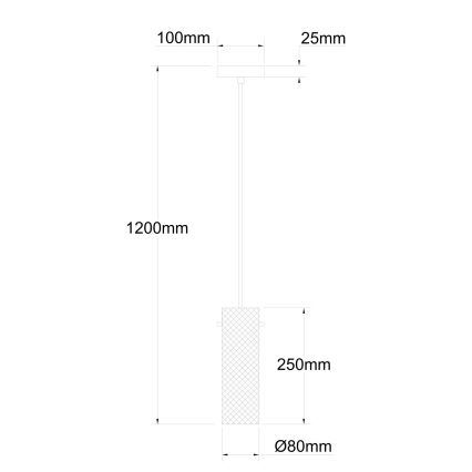 Globo - Żyrandol na lince 1xE14/40W/230V