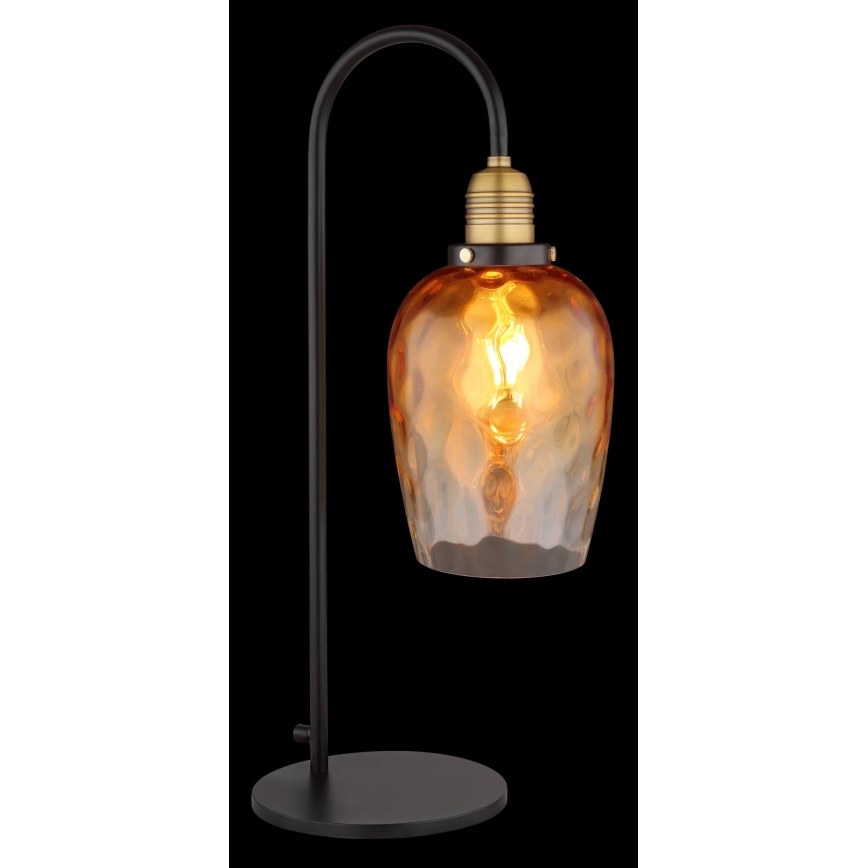 Globo - Lampa stołowa 1xE27/60W/230V pomarańczowy
