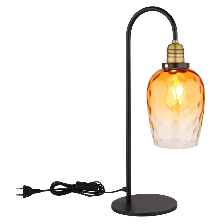 Globo - Lampa stołowa 1xE27/60W/230V pomarańczowy