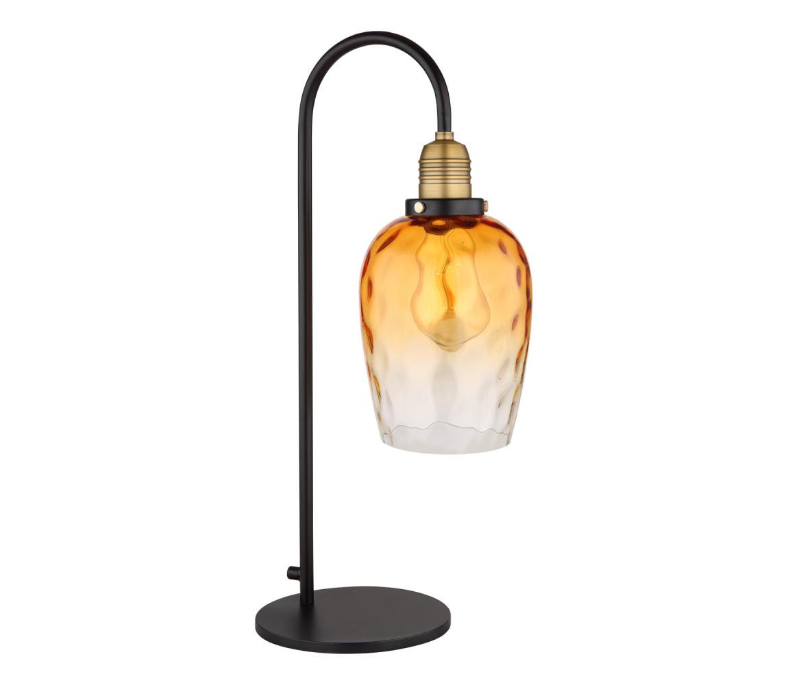Globo 15786T - Lampa stołowa SALVY 1xE27/60W/230V pomarańczowy