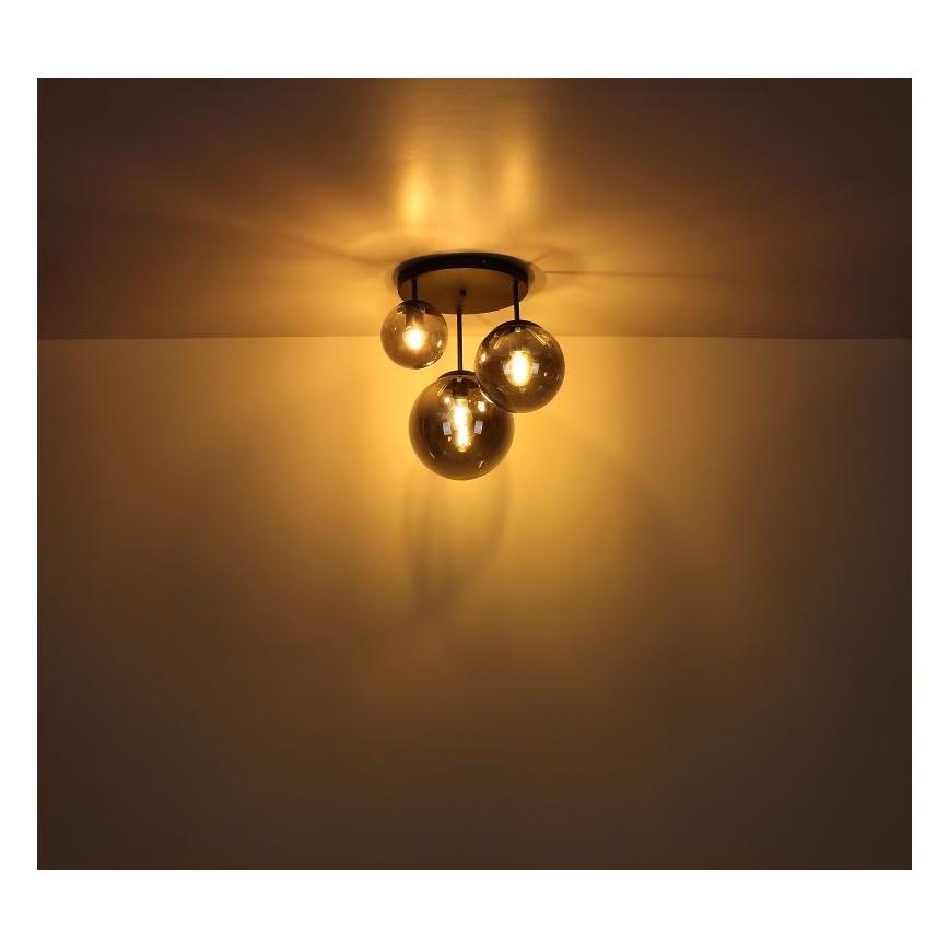 Globo - Lampa wisząca na linkę 3xE27/60W/230V