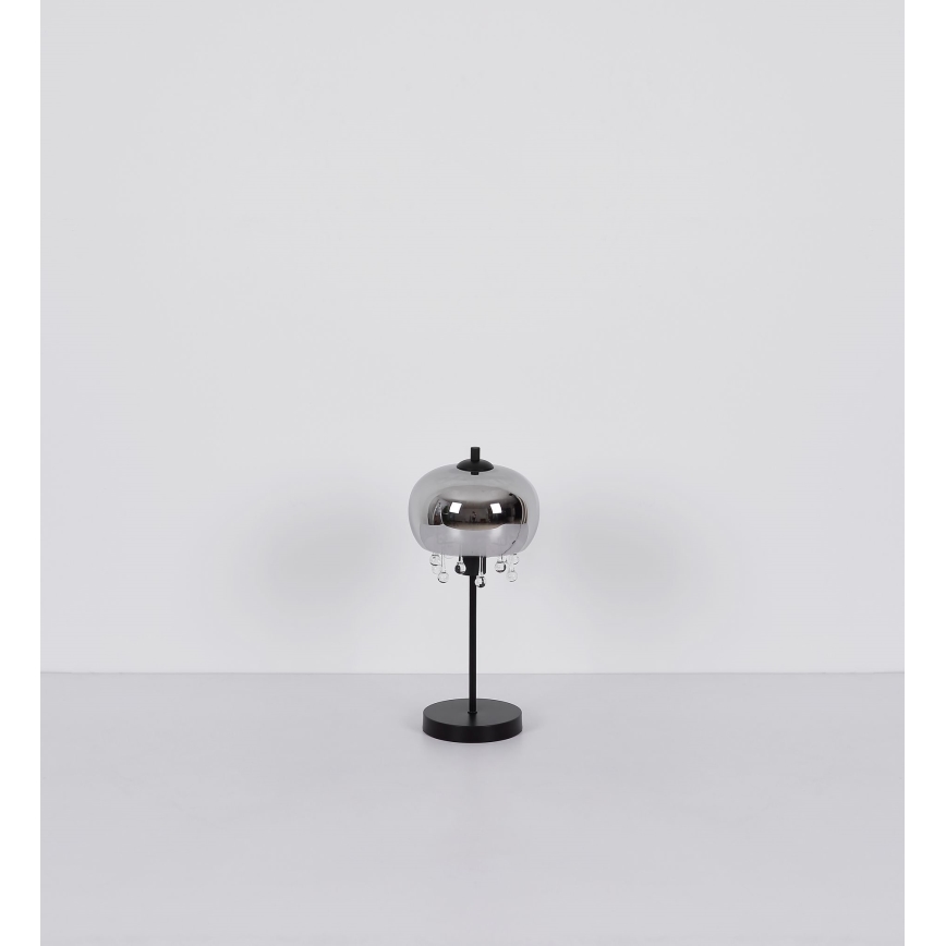 Globo - Lampa stołowa 1xE27/6W/230V śr. 21 cm czarna