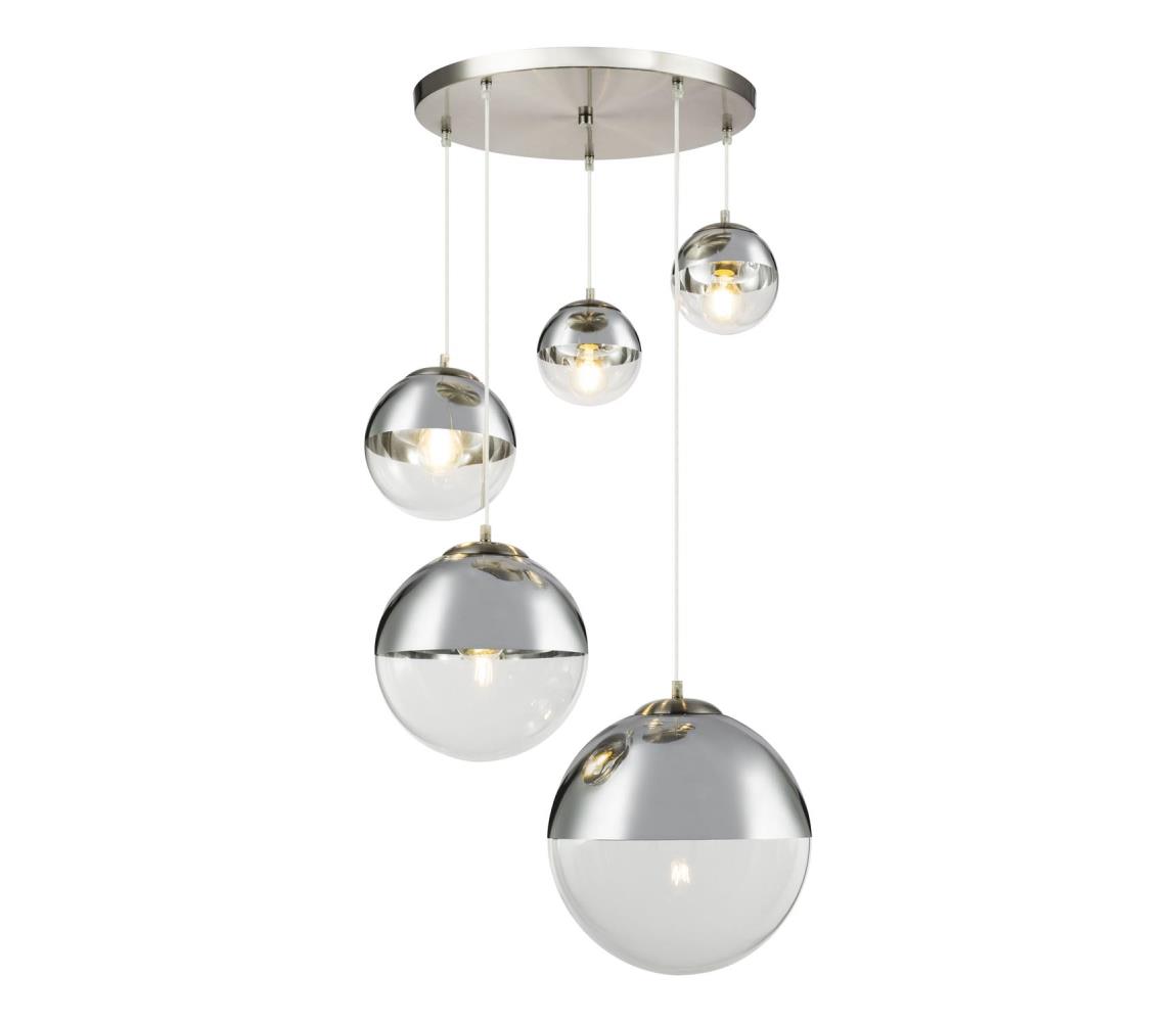 Globo 15851-5 - Żyrandol na lince VARUS 5xE27/60W/230V