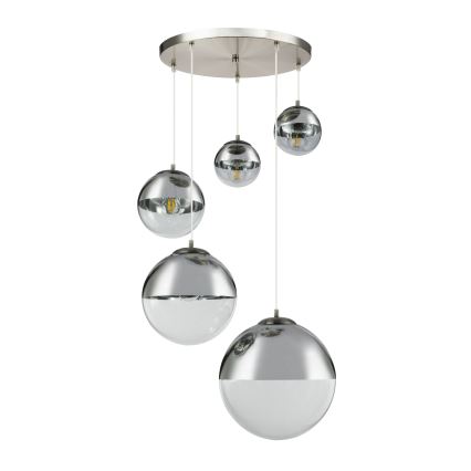 Globo - Żyrandol na lince 5xE27/60W/230V śr. 65 cm