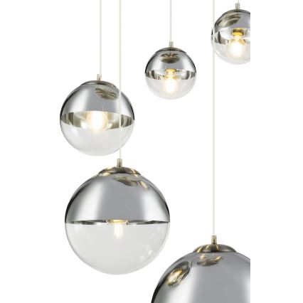 Globo - Żyrandol na lince 5xE27/60W/230V śr. 65 cm