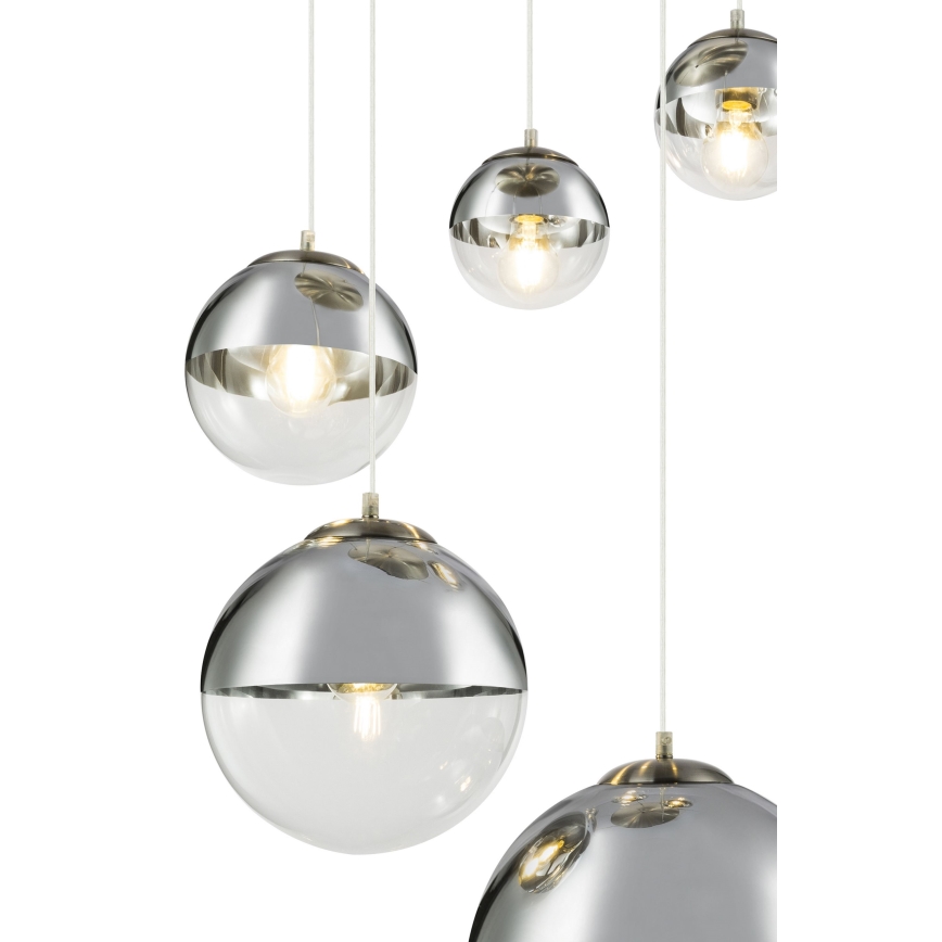Globo - Żyrandol na lince 5xE27/60W/230V śr. 65 cm