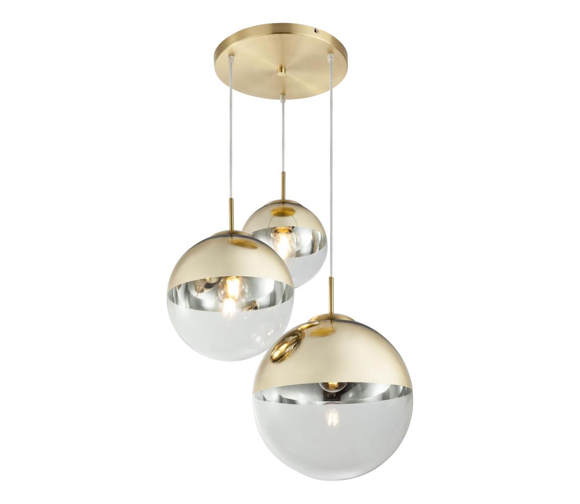 GLOBO 15855-3 - Żyrandol na lince VARUS 3xE27/40W/230V