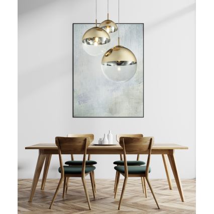 Globo - Żyrandol na lince 3xE27/40W/230V śr. 51 cm