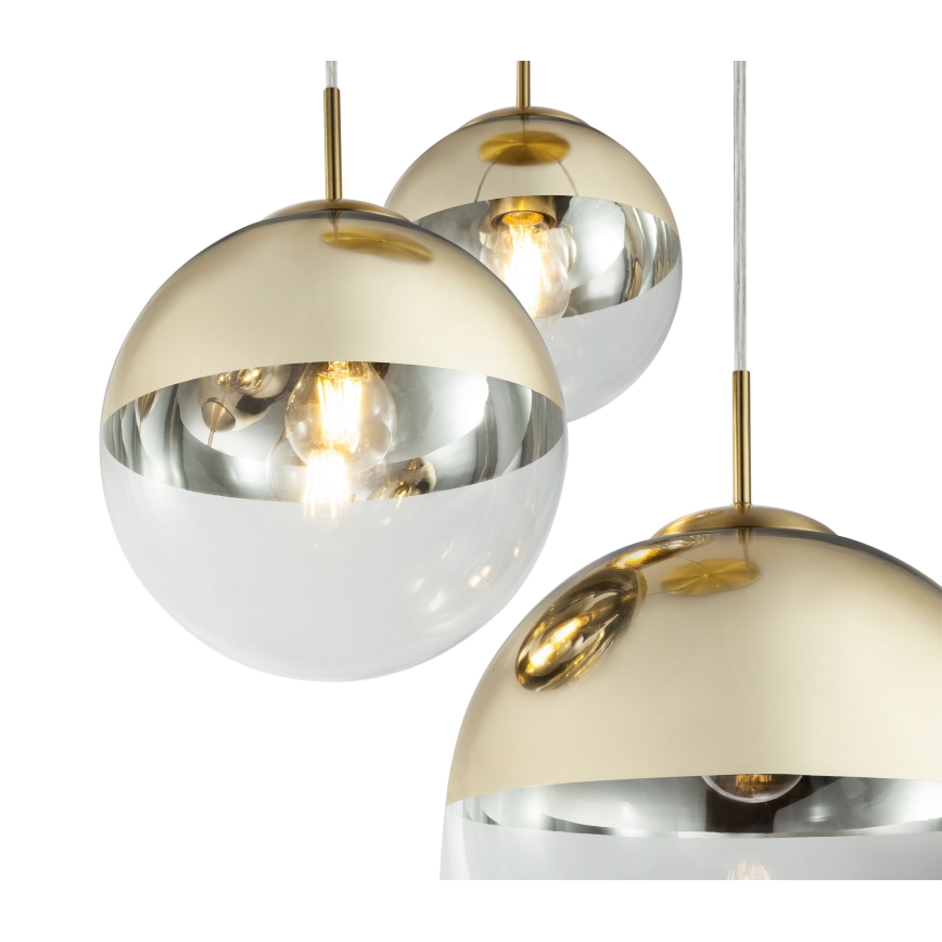 Globo - Żyrandol na lince 3xE27/40W/230V śr. 51 cm