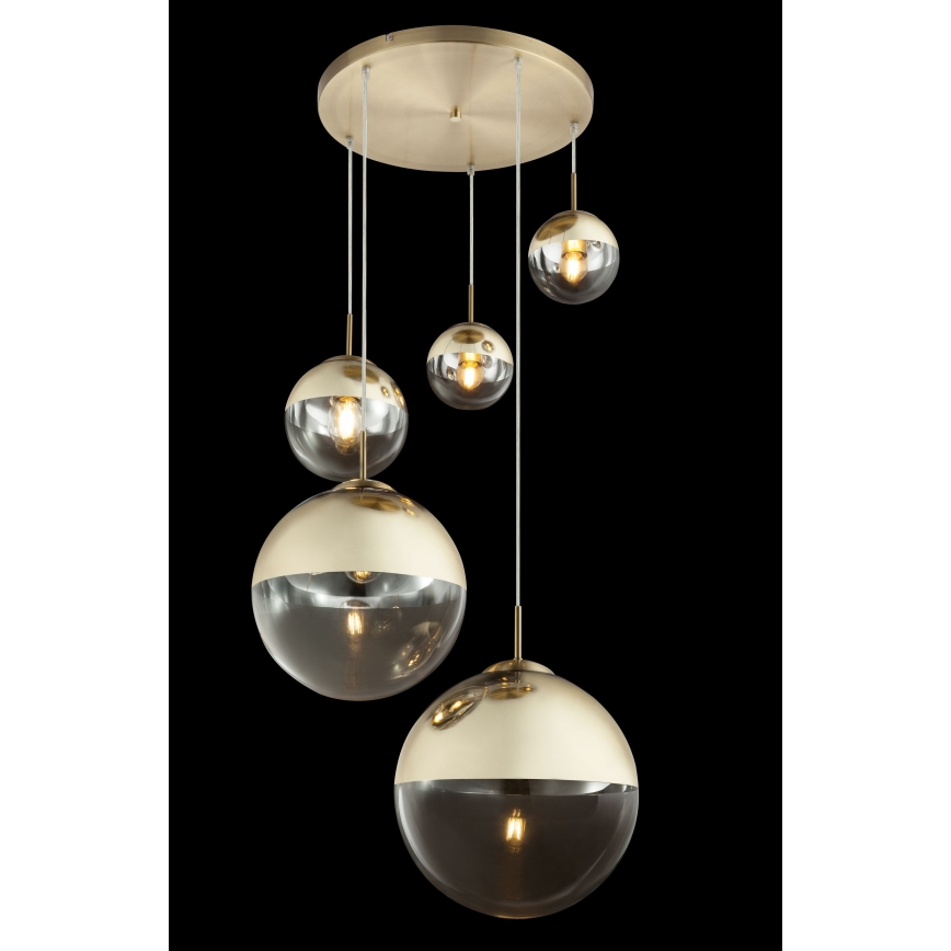 Globo - Żyrandol na lince 5xE27/40W/230V śr. 65 cm