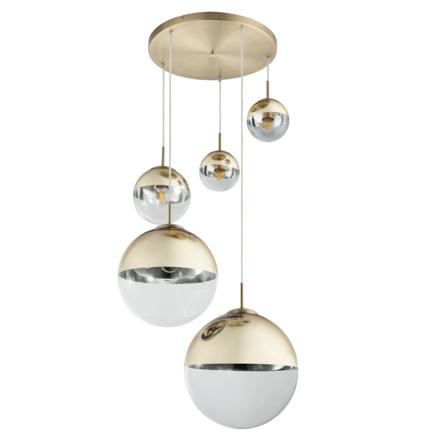 Globo - Żyrandol na lince 5xE27/40W/230V śr. 65 cm