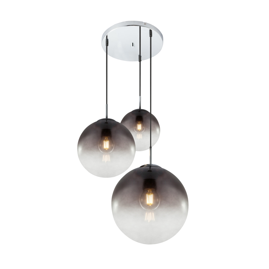 Globo - Żyrandol na lince 3xE27/40W/230V śr. 51 cm