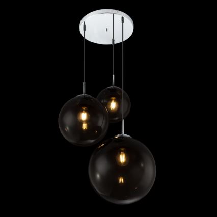 Globo - Żyrandol na lince 3xE27/40W/230V śr. 51 cm