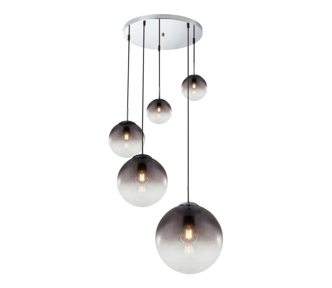 Globo 15861-5 - Żyrandol na lince VARUS 5xE27/40W/230V