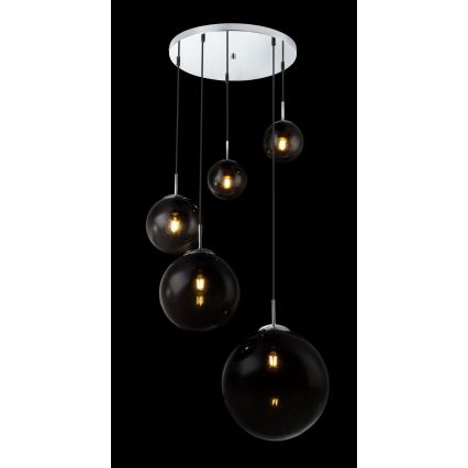 Globo - Żyrandol na lince 5xE27/40W/230V śr. 65 cm